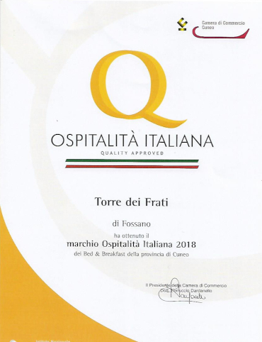 Certificato ospitalità italiana